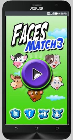 Faces Match 3 - Screenshot 1