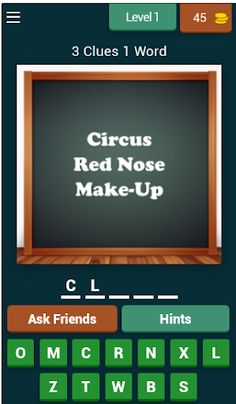 3 Clues One Word Quiz Game - Screenshot 1