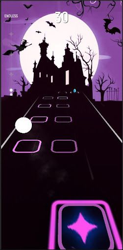 Uta Red Tiles Hop - Screenshot 2