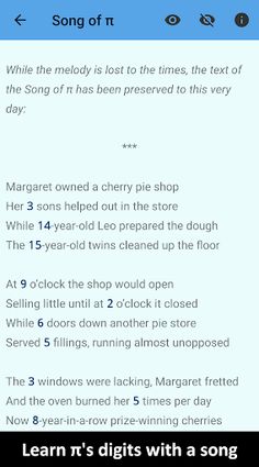 100 digits of pi - Screenshot 3