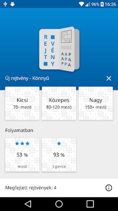 RejtvényApp - Keresztrejtvény, - Screenshot 1