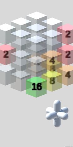 3D 2048 - Screenshot 2