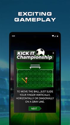 Kick it - Paper Soccer - Screenshot 2