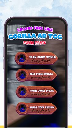 Gorilla Tag Game Call Prank - Screenshot 2