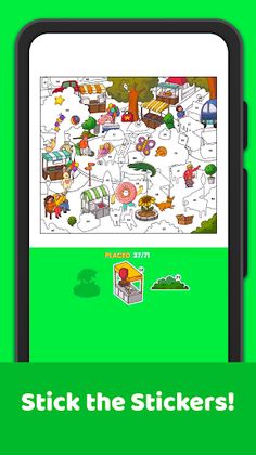 Relax Sticker Puzzle - Screenshot 1