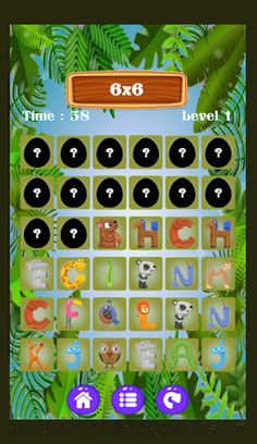 Animal Alphabet Memory Game - Screenshot 2
