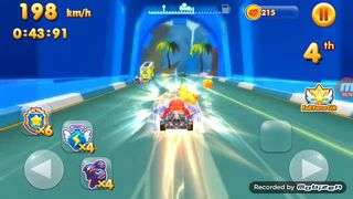Mini Toon Car Racing - Screenshot 1