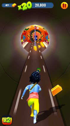 Krishna Little Superhero 3D - Screenshot 4