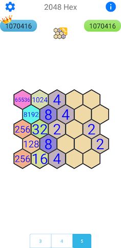 2048 Hexagon - Screenshot 1