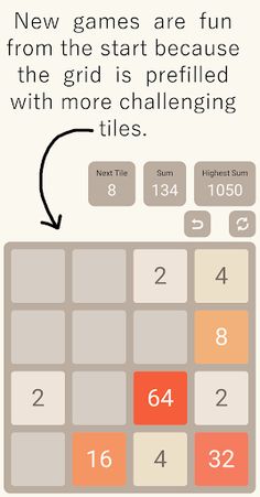 2048/3: Improved Hybrid adfree - Screenshot 1