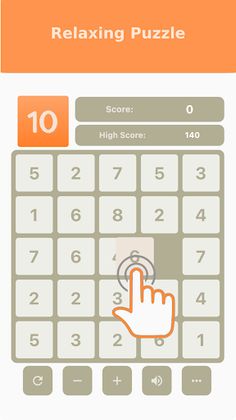 Ten puzzle: get 10 - Screenshot 2