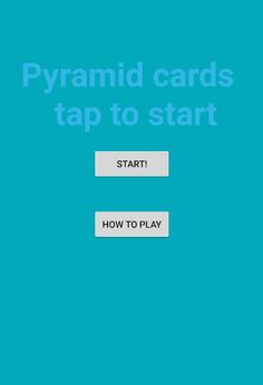pyramid cards - Screenshot 1
