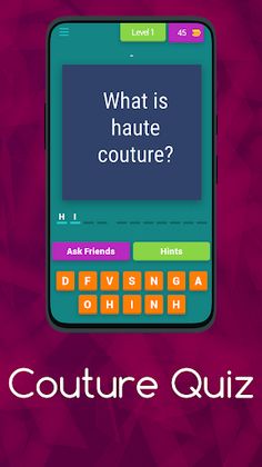 Couture Quiz - Screenshot 1