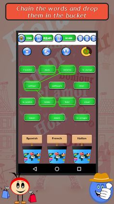 Spot n Link: Romance Languages - Screenshot 1