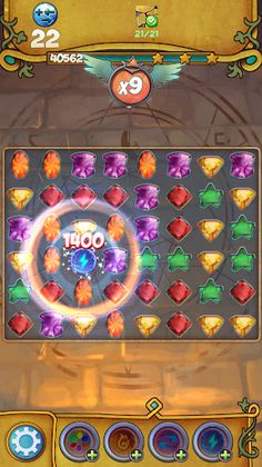 Witch Diamond: Magic Match Wiz - Screenshot 1