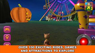 Halloween Cat Theme Park 3D - Screenshot 1