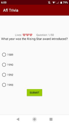 Australian Rules Football Triv - Screenshot 1