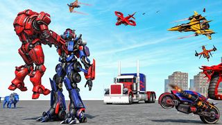 Grand Robot Bike Transform War - Screenshot 1