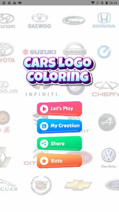 car logo coloring - Screenshot 1