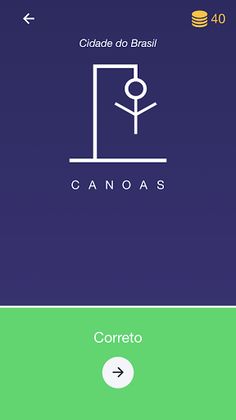 Jogo da Forca com dicas - Screenshot 1