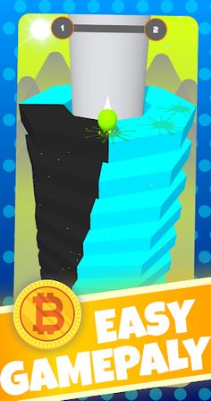 Bitcoin Game - helix jump - Screenshot 3