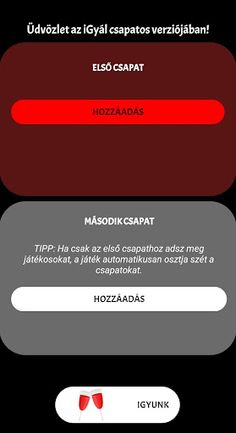 iGyál - Csapatos verzió - Screenshot 1