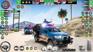 US Police Car Parking Sim 3D - Screenshot 2