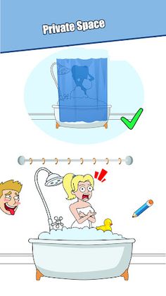 Draw Half 2 : Drawing Puzzle O - Screenshot 2