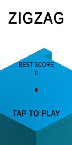 ZigZag game - Screenshot 1
