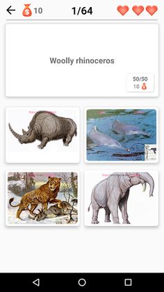 Extinct animals, endangered sp - Screenshot 3