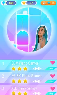 Karol G Piano Tiles - Screenshot 1