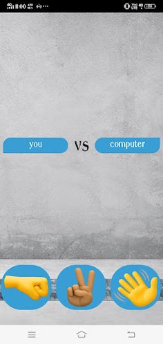 rock paper scissor play - Screenshot 1