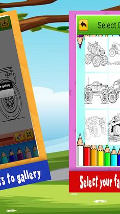 Cars Monster Coloring Book - Screenshot 4