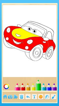 Car Coloring : Game - Screenshot 2