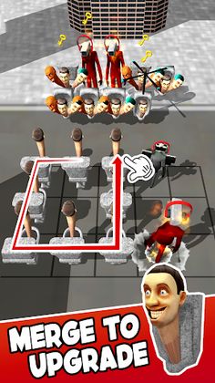 Merge Toilet Battle Monster - Screenshot 2