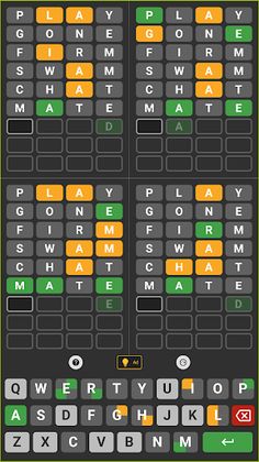 4 Wordles - Screenshot 1