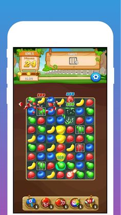 Match-3 fruice puzzle game - Screenshot 1