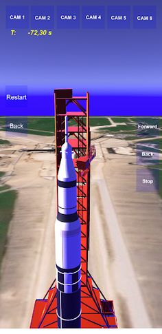 Saturn V Rocket 3D Simulation - Screenshot 3