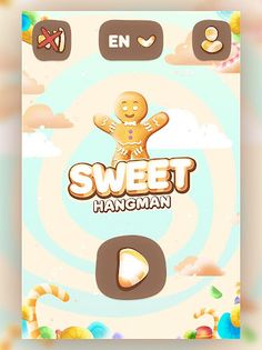 Sweet Hangman - Guess Words - Screenshot 1