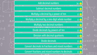 Decimals - 5th grade Math - Screenshot 1