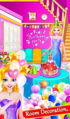 Princess Birthday Cake Party S - Screenshot 3