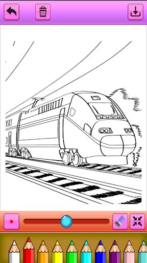 coloring train game - Screenshot 2