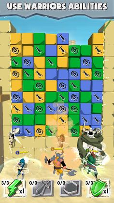 Stone Wall: Match and RPG - Screenshot 3