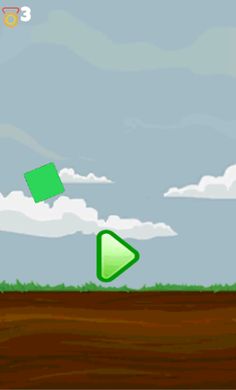 Flappy Cube Game - Screenshot 1