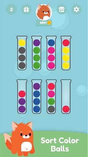 Balls Sort - Color Puzzle Game - Screenshot 2