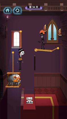 Stickman Cut The Rope Puzzle - Screenshot 3