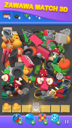 Zawawa Match 3D - Screenshot 2