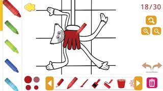 playtime huggy poppy coloring - Screenshot 3