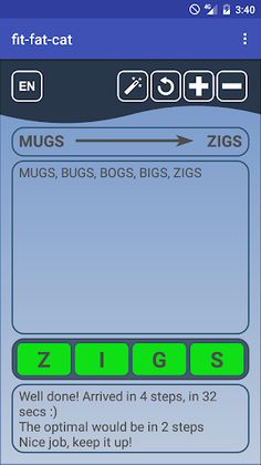 fit-fat-cat word challenge - Screenshot 3