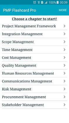 PMP Flashcards Pro - Screenshot 1